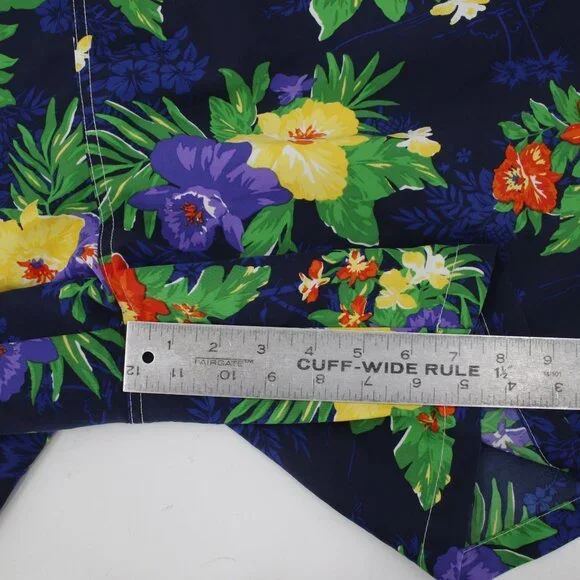 Polo Ralph Lauren Board Shorts Men's 2XLT Hawaiian Floral Lined Elastic Waist - Picture 5 of 9